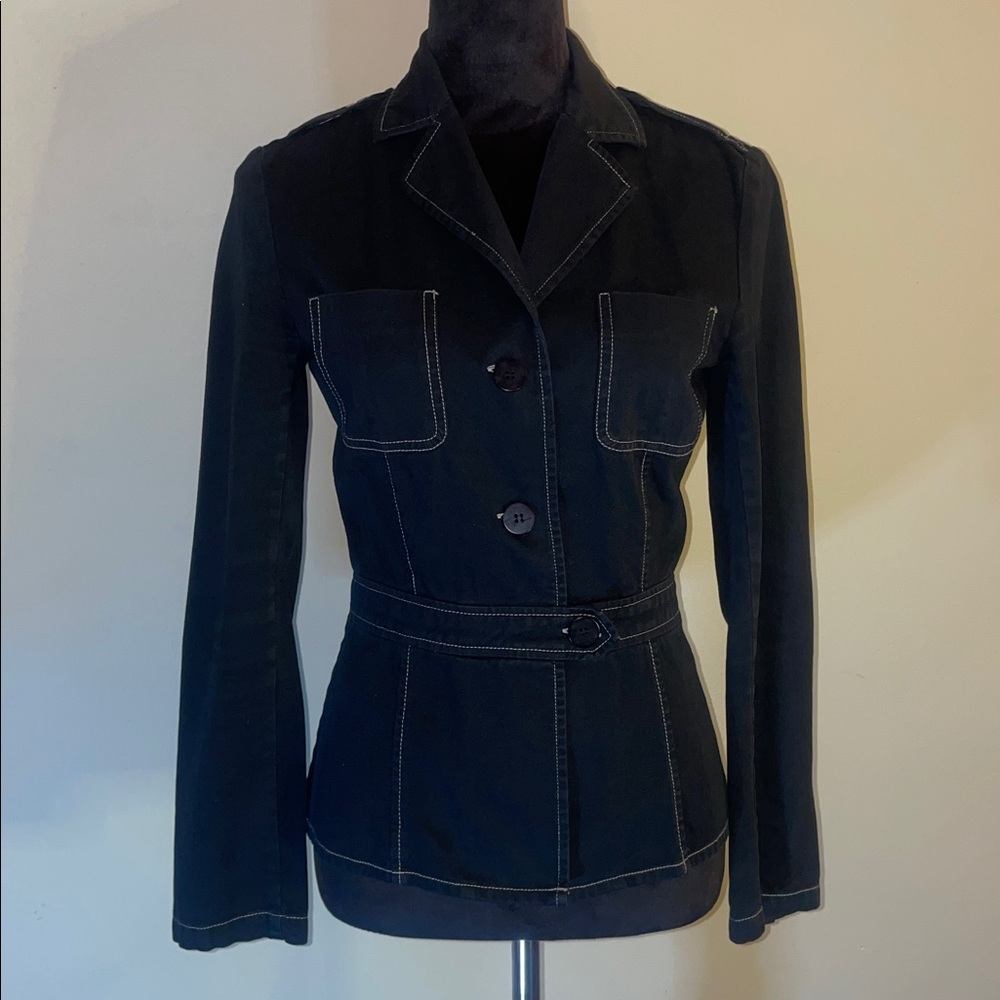Black Button-Up Jacket